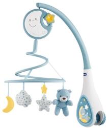 Chicco Въртележка над леглото и висяща играчка 3в1 Next2Dreams синя 0м+ (07627.20)