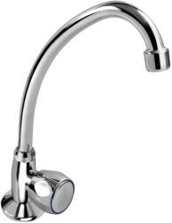 Balletto mosdó csaptelep hidegvízhez, kerámia szelep, króm, 22cm hosszú csőr (85040) (85040)