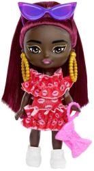 Barbie Papusa Barbie Extra Mini Minis cu par si accesorii, 8 cm, HLN47 Papusa