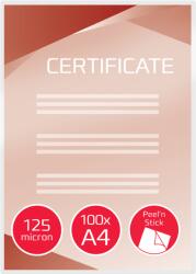 GBC Öntapadós lamináló zsebek Peel' nStick A4 fehér 100db (3747243)