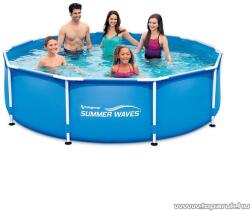 Polygroup (bontott) Summer Waves Polygroup SW MF305x76FPI Fémvázas kerti medence papírszűrős vízforgatóval, kék, 305 x 76 cm