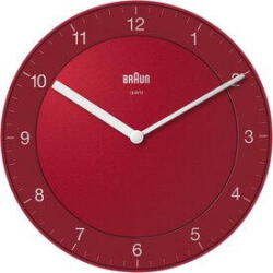 Braun Ceasuri decorative Braun BC 06 R-DCF radio wall clock red (67021) - vexio