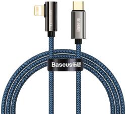 Baseus Legend 90 fokban döntött USB Type-C - Lightning kábel PD 20W 1m kék (CACS000203)