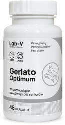 Lab-v Geriato Optimum - Suport pentru sănătatea câinilor și pisicilor în vârstă 45 capsule