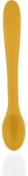 Zopa Silicone Spoon linguriță 6 m+ Mustard Yellow 1 buc Set pentru masa bebelusi