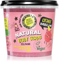 Organic Shop Skin Super Good Lychee Bubble Gum testpeeling a finom és sima bőrért 360 ml