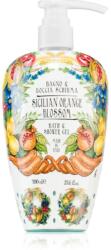 Le Maioliche Sicilian Orange Blossom Line spumă pentru duș pentru baie 700 ml