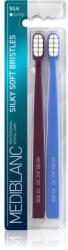 MEDIBLANC Toothbrush Silk perie de dinti cu peri fini 2 buc