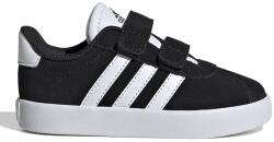 adidas Sportswear adidas Sportswear, VL Court 3.0 tépőzáras nyersbőr sneaker, Fekete, 26.5 EU (ID9158-9K)