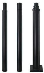 Kobi Tijă metalică pentru stâlp de iluminat exterior BASE, 3 m, negru (KB0613)