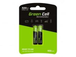 Green Cell 950mAh AAA akkumulátor (2db/csomag) (GR07) (GR07)