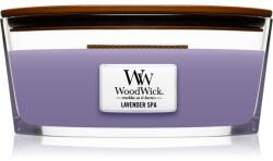 WoodWick Lavender Spa ароматна свещ с дървен фитил (hearthwick) 453 гр