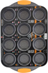 Berlinger Haus Muffin forma 12db márvány bevonattal ORANGE