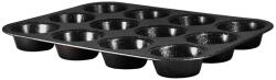 Berlinger Haus Muffin tepsi 12db márvány bevonattal BLACK