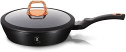 Berlinger Haus Mély serpenyő márvány bevonattal és fedővel 24cm BLACK ROSE COLLECTION