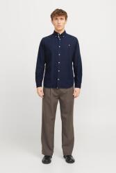 JACK & JONES Jack & Jones, Normál fazonú lentartalmú ing, Tengerészkék, S (12274599-MARITIME-BLUE-COMFORT-FIT-S)