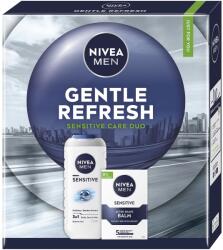 Nivea Készlet: NIVEA MEN Sensitive tusfürdő, 250 ml + NIVEA MEN borotválkozás utáni balzsam érzékeny bőrre, 100 ml
