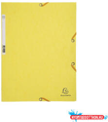 Exacompta Gumis mappa karton prespán A/4 Exacompta citromsárga (57168) - nyomtassotthon