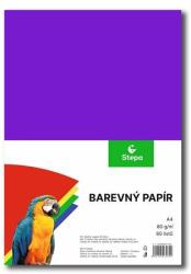 Stepa Színes papír, A4, 80g, 12x5 lap, STEPA, vegyes színek (ST230200502) - primatinta