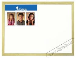 Victoria Fehértábla, nem mágneses, 60x90 cm, fa keret,