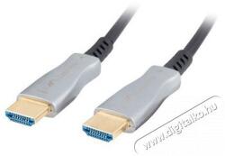 Lanberg 50m aktív optikai HDMI apa-apa fekete AOC kábel