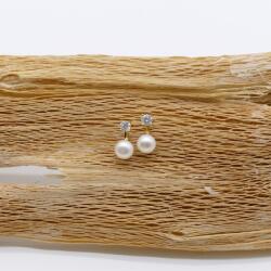  Édesvízi gyöngy fülbevaló (LB-PRL-ERRNG-58)