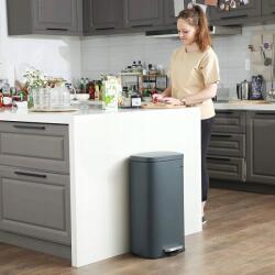 SONGMICS Szemetes 30 literes szürke (LTB03GS)
