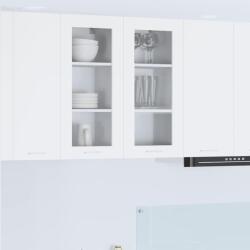 vidaXL Висящ шкаф Бяло 40 x 31 x 80 см Инженерна дървесина (884298)