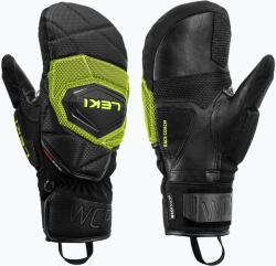 LEKI Mănuși de schi pentru bărbați LEKI WCR Coach 3D Mitt black/ice lemon