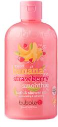 BUBBLE T COSMETICS Gel de dus si baie cu aroma de capsuni si banana, 500ml, Bubble T
