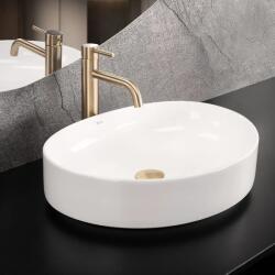 Rea Lavoar pe blat Rea Joana oval 50 cm alb lucios (5906366019845)