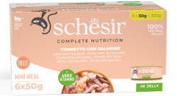 Schesir 6x50g Schesir Complete Nutrition Filet tonhal & lazac aszpikban nedves macskatáp