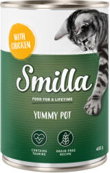 Smilla 20x400g Smilla Yummy Pot nedves macskatáp- Csirke