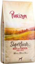 Purizon 4x1kg Purizon Superfoods marha csirkével, borsóval és almával száraz kutyatáp