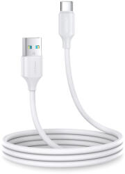 JOYROOM Cablu pentru incarcare si transfer de date Joyroom S-UC027A9, USB/USB Type-C, 3A, 1m, Alb (6956116733308)