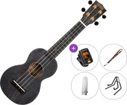 Mahalo MS1TBK SET Transparent Black Szoprán ukulele