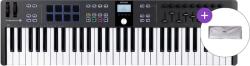 Arturia KeyLab Essential 61 mk3 SET 2 MIDI mesterbillentyűzet Black (KEYLAB-ESSENTIAL-61BK-MK3-SET2)