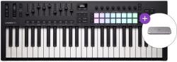 Novation Launchkey 49 MK4 SET MIDI mesterbillentyűzet Black (LAUNCHKEY-49-MK4-SET)