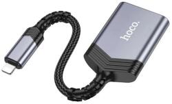 hoco. UA25 kártyaolvasó (lightning -TF/MicroSD) szürke (UA25) (UA25)