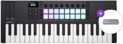 Novation Launchkey Mini 37 MK4 SET 2 MIDI mesterbillentyűzet Black (LAUNCHKEY-MINI-37-MK4-SET2)