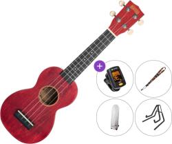 Mahalo ML1CR SET Cherry Red Szoprán ukulele