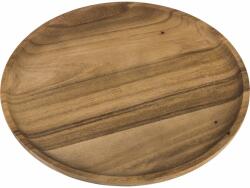Zassenhaus 55993 Kör alakú Snack tálca 30 x 2 cm - Akácfa (55993) (55993)