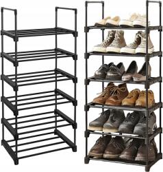 SONGMICS Cipőtartó Állvány - 6 Szintes - 45 x 106 cm (LSA23BK XXX) (LSA23BK XXX)