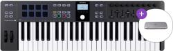 Arturia KeyLab Essential 49 mk3 SET Claviatură MIDI Black (<![CDATA[KEYLAB-ESSENTIAL-49BK-MK3-SET]]>) Controler MIDI