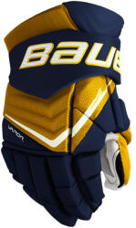 Bauer Mănuși de hochei Vapor FLYLITE Navy/Gold Junior 11 inci