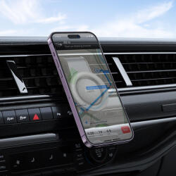 hoco. H59 Mágneses autós telefontartó MagSafe rácsos telefontartóhoz, fekete színben