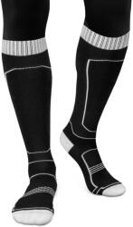 SIROKO Men & Women Winter sports Gyapjú sí zokni SRX GLIDE B&W Fekete M/L fehér|fekete