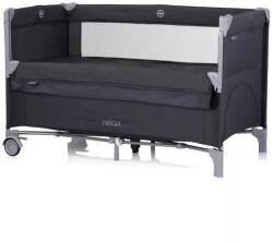 Chipolino Relax multifunkciós utazóágy - Antracite Linen