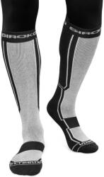 SIROKO Men & Women Winter sports Snowboard gyapjú zokni SRX FEND B&W Fekete XL/2XL fekete