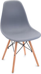 Bestent Scaun de sufragerie gri, stil scandinav Classic (BMH-A304)